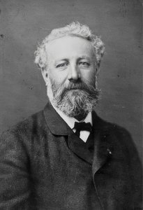 Jules Verne (1828-1905). Francuski pisarz. Około 1880 r. autorstwa Nadar