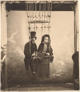 [Nadar z żoną Ernestine w balonie]