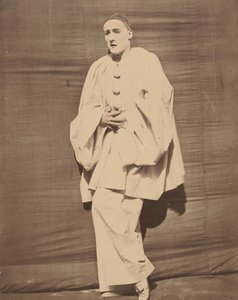 Pierrot w bólu, ca. 1854-55. autorstwa Nadar