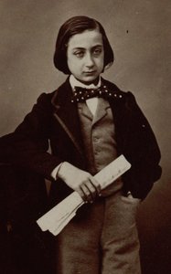 Portret skrzypka i kompozytora Henri Kettena 1848-1883. autorstwa Nadar