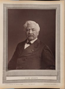 F. de Lesseps autorstwa Nadar [Gaspard Félix Tournachon]
