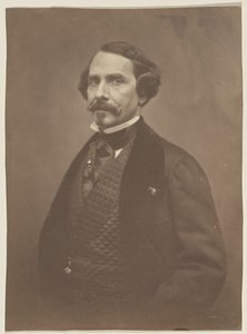 Jules Lecomte, dziennikarz autorstwa Nadar [Gaspard Félix Tournachon]