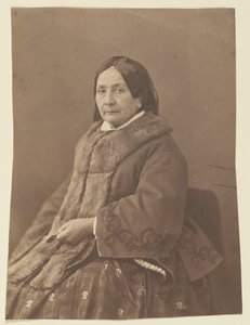 Pani Eugénie Niboyet autorstwa Nadar [Gaspard Félix Tournachon]