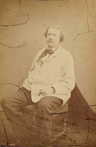 [Autoportret w białym fartuchu Félixa Nadara]. autorstwa Nadar [Gaspard Félix Tournachon]