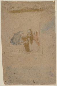 Dama z Posługaczami, ca. 1775-80.