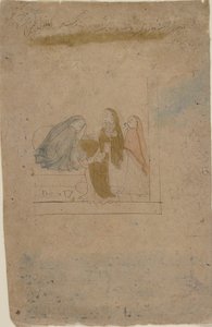 Dama z Posługaczami, ca. 1775-80.