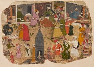 Zamieszanie na bazarze, 1750-1760