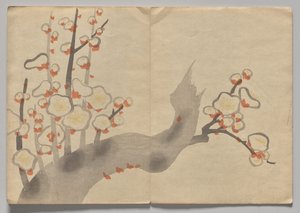 Scena z Kōrin Picture Book (tom 2) autorstwa Nakamura Hochu