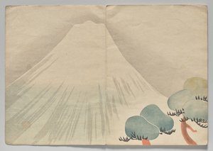 Scena z Kōrin Picture Book (tom 2) autorstwa Nakamura Hochu