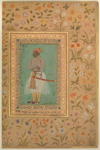 Portret Maharadży Bhim Kanwar autorstwa Nanha
