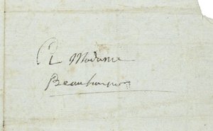 List do Josephine de Beauharnais