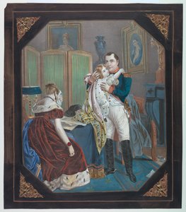 "Świeżejący obraz": Napoleon i cesarzowa Marie-Louise z królem Rzymu