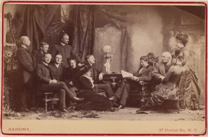 Zespół teatralny Augustina Dalyego autorstwa Napoleon Sarony