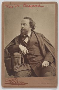Bayard Taylor autorstwa Napoleon Sarony