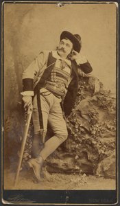 Maurice Barrymore autorstwa Napoleon Sarony