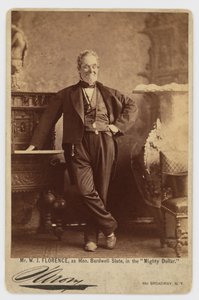 William Jermyn Florence autorstwa Napoleon Sarony