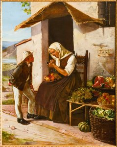 U warzywniaka (olej) autorstwa Narciso Malatesta