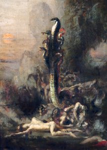 Herkules i Hydra Lernejska, wg Gustave