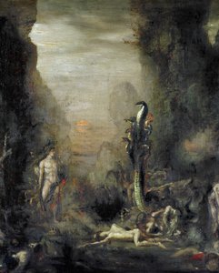 Herkules i Hydra Lernejska, według Gustave Moreau, c.1876