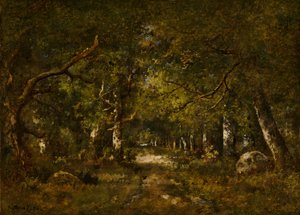 Scena leśna, 1874. autorstwa Narcisse Virgile Diaz de la Peña