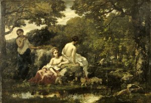 Idylla autorstwa Narcisse Virgile Diaz de la Peña