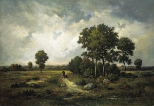 Łowca, 1871 autorstwa Narcisse Virgile Diaz de la Peña