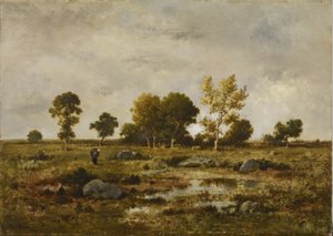 Efekt jesieni, Fontainebleau autorstwa Narcisse Virgile Diaz de la Peña
