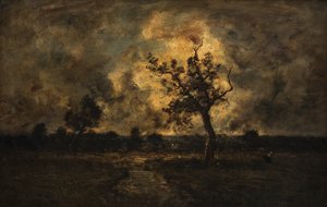 Nastrój burzowy autorstwa Narcisse Virgile Diaz de la Peña