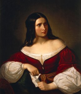 Zazdrość, Natale Schiavoni (1777-1858), olej na płótnie