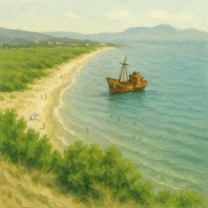 Idylliczna Plaża Wraków autorstwa Natalie Bruns