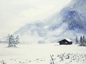 Domek w Misty Mountain autorstwa Natalie Bruns