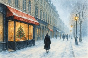 Cukiernia Winter City autorstwa Natalie Bruns