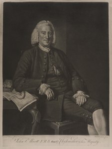 Portret Johna Ellicotta F.R.S. (rytownictwo) autorstwa Nathaniel (after) Dance-Holland