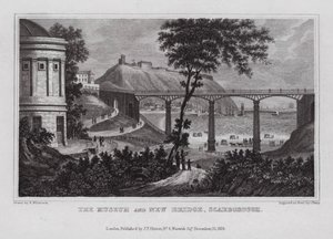 Muzeum i New Bridge, Scarborough (grafika)