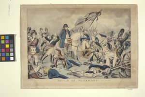 Битва при Ватерлоо, 18 июня, Польша. autorstwa Nathaniel Currier
