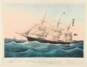 Statek Clipper autorstwa Nathaniel Currier