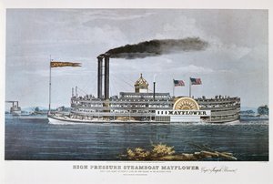 Parowiec „Mayflower” na Missisipi