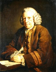 Portret piszącego mężczyzny (olej na płótnie) autorstwa Nathaniel Dance Holland