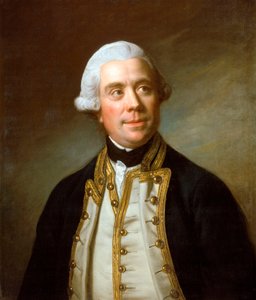 Kapitan Samuel Barrington (1729-1800), ok. 1770 (olej na płótnie) autorstwa Nathaniel Dance