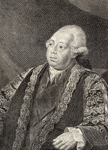 Lord North, ilustracja z „Memoirs of Eminent Etonians” Sir Edwarda Creasy