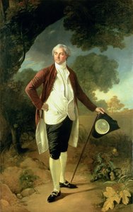 Portret Davida Garricka autorstwa Nathaniel Dance Holland