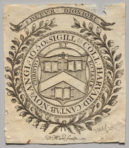 Ekslibris: Pieczęć Harvard College