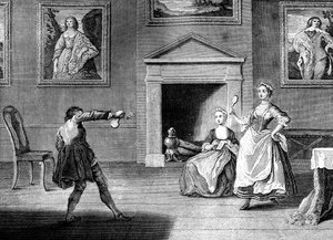 Battledore i Wolant, 1743.