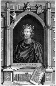 Henryk III, król Anglii.