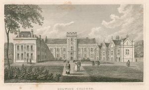 Dulwich College, Londyn autorstwa Nathaniel Whittock