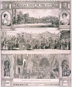 Wizyta królowej Wiktorii w City of London, 1837