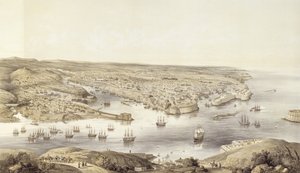 Sewastopol w całej swojej chwale, 1848, rytowany przez Day und Son, opublikowany 1857