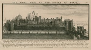 Zachodni widok na Tower of London