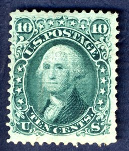 Single 10c Washington E Grill, 1867.