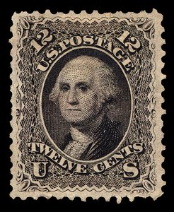 Singiel 12c Washington, 1861. autorstwa National Bank Note Company